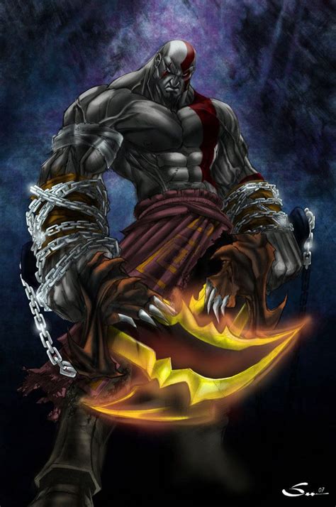 An Epic Gallery of God of War Fan Art | Kratos god of war, God of war ...