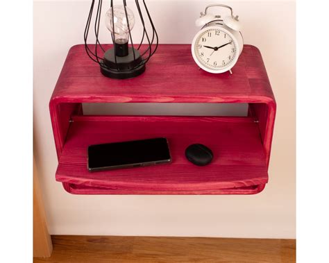 Unique Style Floating Nightstand with Shelf - Tokyo • Höfina