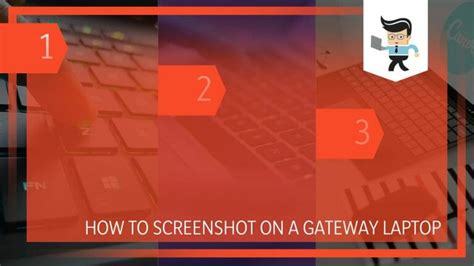 How To Screenshot on a Gateway Laptop (Mouse and Keyboard)