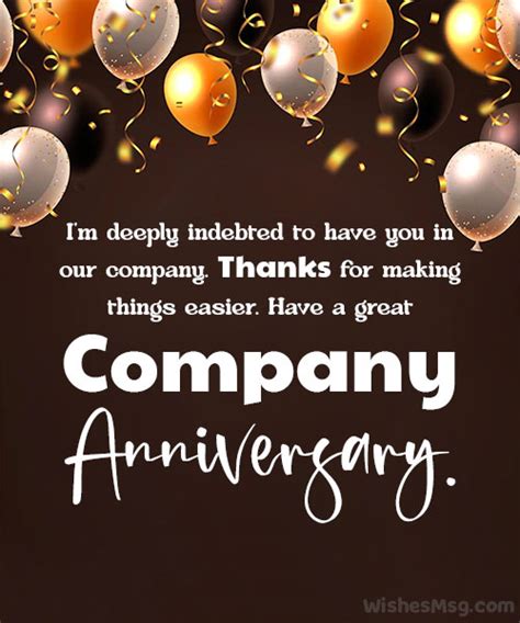 100 Company Anniversary Wishes And Messages WishesMsg, 57% OFF