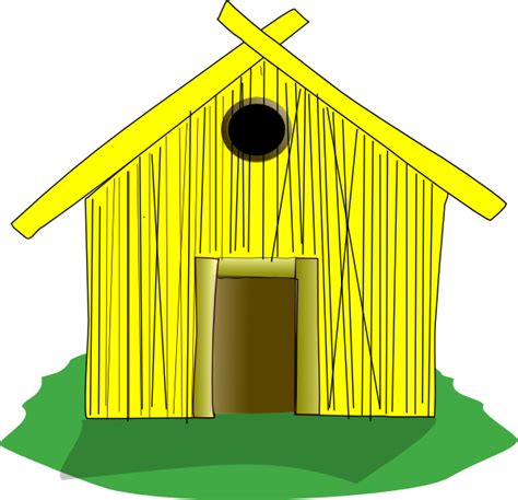 Straw House Clip Art at Clker.com - vector clip art online, royalty free & public domain