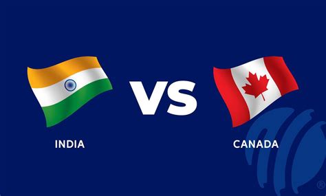 India VS Canada Cricket Match Template 49302414 Vector Art at Vecteezy