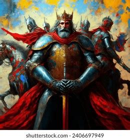 King Arthur Knights Round Table Milmillion1 AI-generated image ...