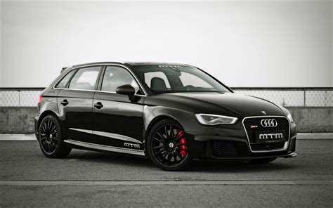 Download wallpapers Audi RS3, 2018, 4k, front view, black hatchback ...