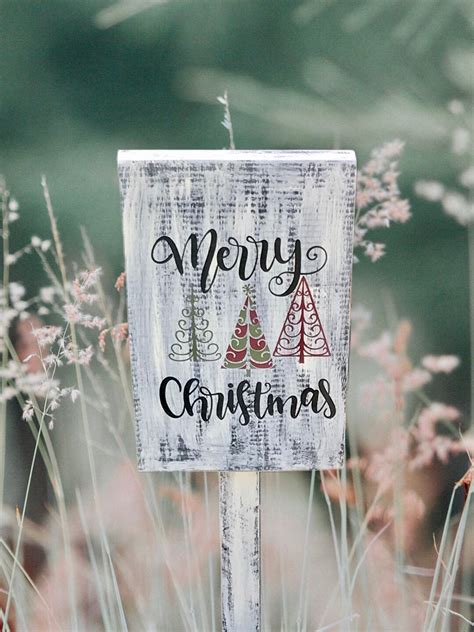 Christmas Lawn Sign, Christmas Outdoor Sign, Merry Christmas Lawn Sign ...