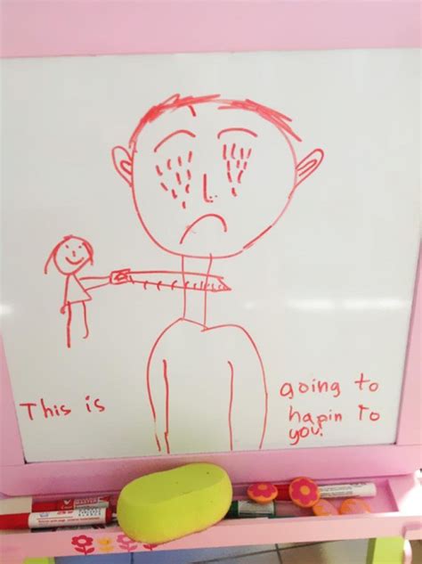 20 Dark & Creepy Drawings By Kids That Show Why You Shouldn’t Mess With Children - ScoopWhoop