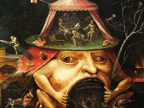 "Hieronymus Bosch-Monster, das Leute isst" Poster von Geekimpact | Redbubble