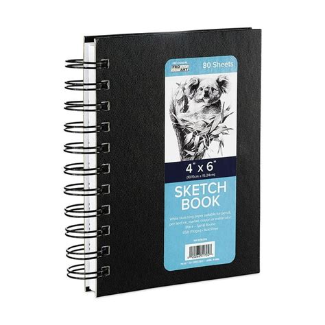 Pro-Art Spiral Sketch Book 4x6": 80 Sheets - Walmart.com