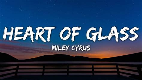 Miley Cyrus - Heart Of Glass (Lyrics) Live from the iHeart Music Festival | Miley, Miley cyrus ...