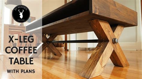 X Leg Coffee Table | with PLANS - Favio Coffee