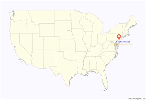 Map of Golden Triangle CDP