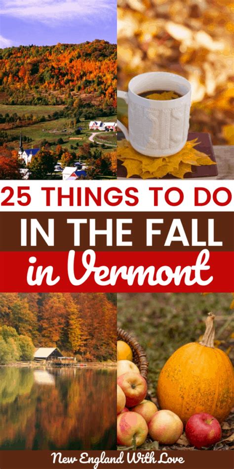 Vermont in the Fall: 25 Things to Do & Places to Visit | New England ...