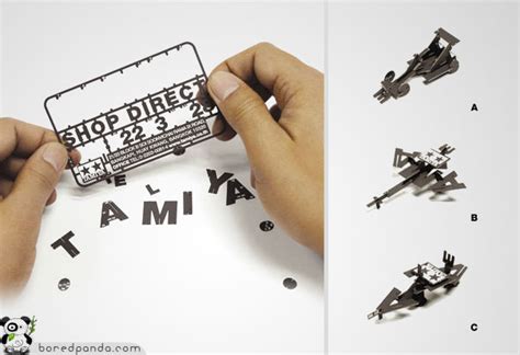 15 Most Unusual and Interactive Business Cards | Bored Panda