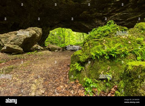 Hiking Trail Through Natural Bridge Stock Photo - Alamy