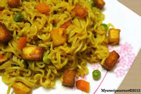 Mye's Kitchen: Paneer Maggi Noodles Recipe