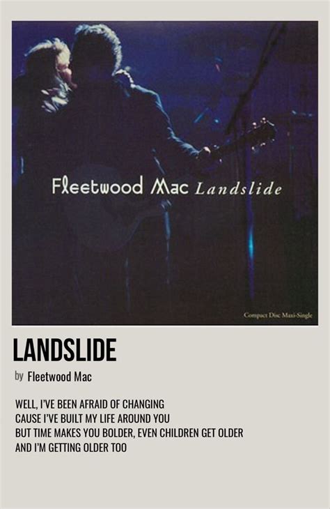 landslide | Fleetwood mac lyrics, Fleetwood mac music, Great song lyrics