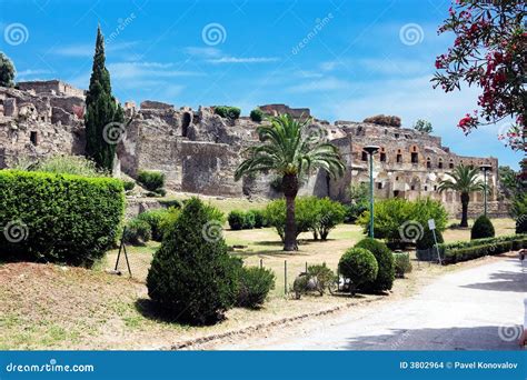 Ruins of Pompey stock photo. Image of pompei, columns - 3802964