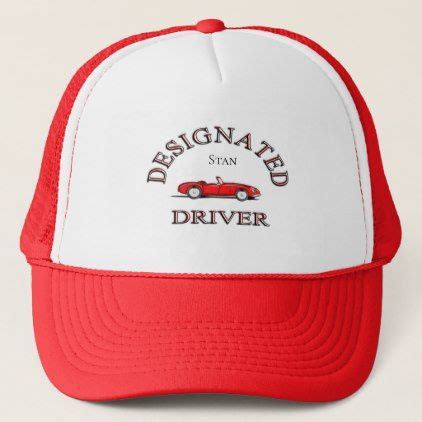 Designated Driver Personal Trucker Hat | Zazzle | Trucker hat, Hats ...