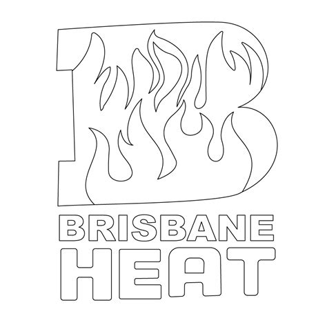 How to draw Brisbane Heat Logo