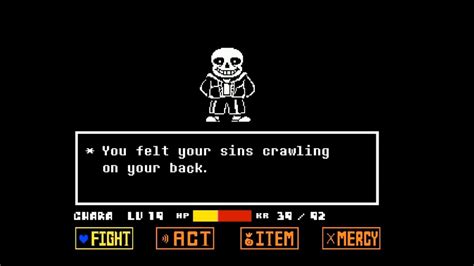 Undertale - Genocide Route Boss Sans (Emphasis on Dialogue) - YouTube