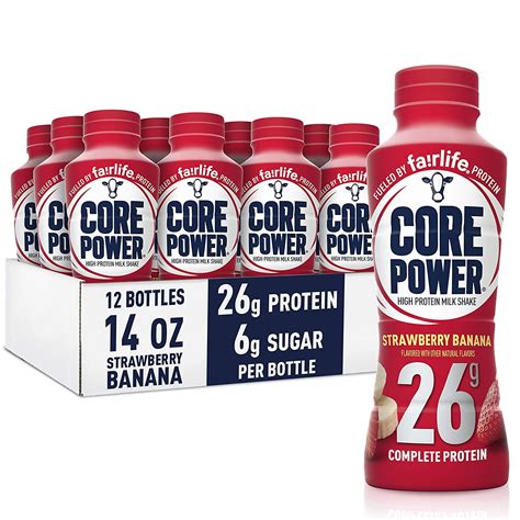 Core Power fairlife Core Power High Protein Milk Shake, Strawberry ...