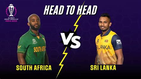 South Africa vs Sri Lanka Head to Head Match Records in ODI, T20 and Test