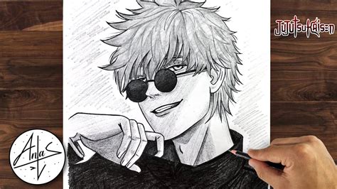 How To Draw GOJO SATORU | Anime Drawing Tutorial Easy step by step - YouTube