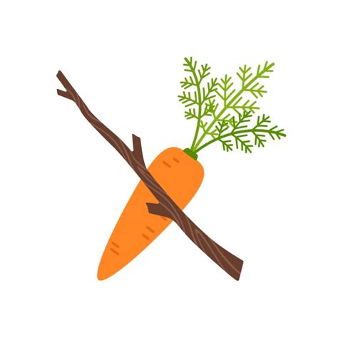 Carrot On Stick Cartoon: Over 1,216 Royalty-Free Licensable Stock Vectors & Vector Art ...