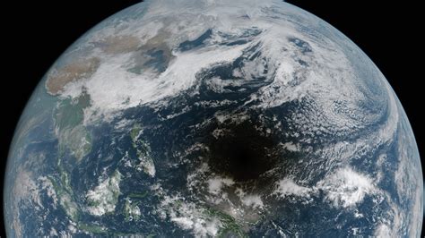 WATCH: Shadow Of The Moon Crosses Earth During Solar Eclipse | Connecticut Public Radio