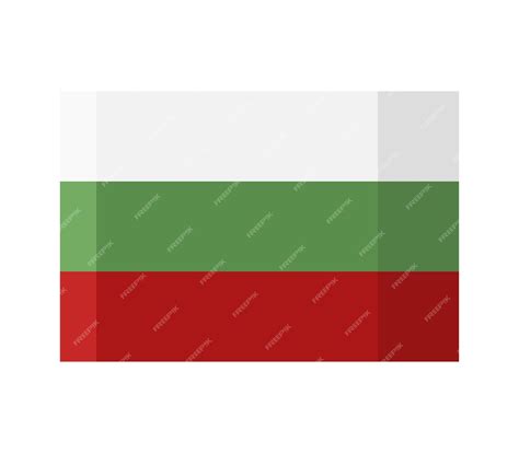 Premium Vector | Bulgarian flag