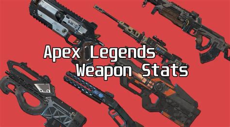 Apex Legends Weapon Stats DMG, DPS, Shots To Kill - Kavo Gaming