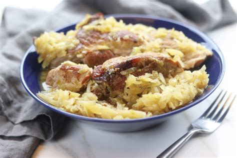 How To Make Melt In Your Mouth Country Style Pork and Sauerkraut