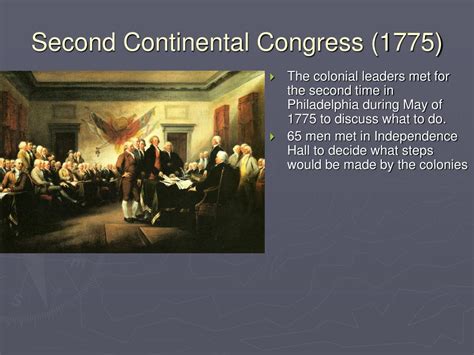 PPT - Second Continental Congress PowerPoint Presentation, free ...