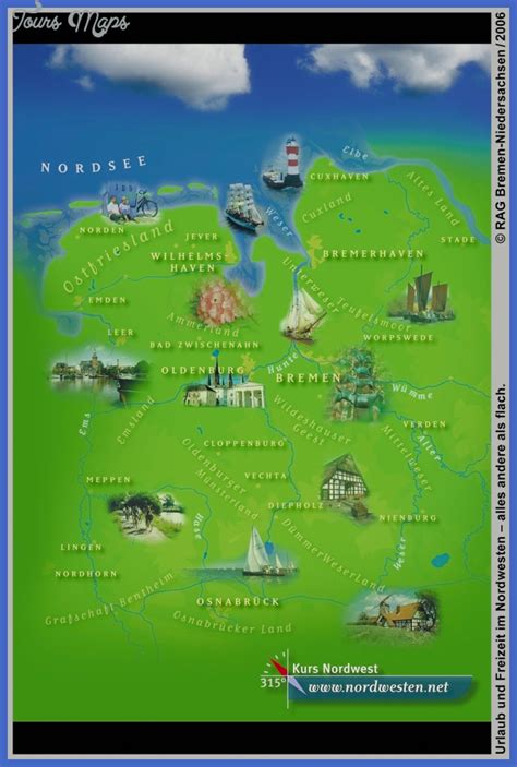 Germany Map Tourist Attractions - ToursMaps.com