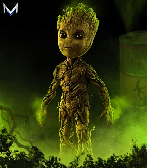 BABY GROOT - INFINITY WAR by iMizuri on DeviantArt