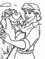 Prince Eric Little Mermaid Coloring Pages Sketch Page sketch template