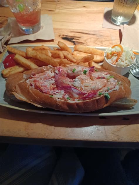 Half pound lobster roll at Legal Sea Foods in Boston. : r/eatsandwiches