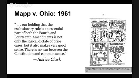 The Supreme Court Precedent Cases: Mapp v. Ohio 1961 - YouTube