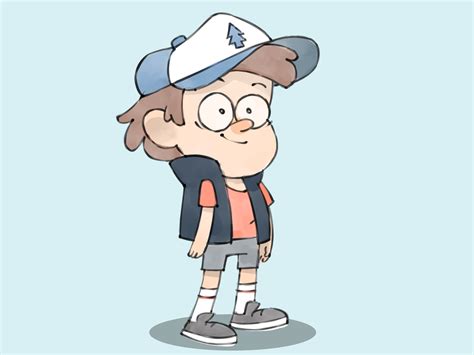 how to draw dipper from gravity falls