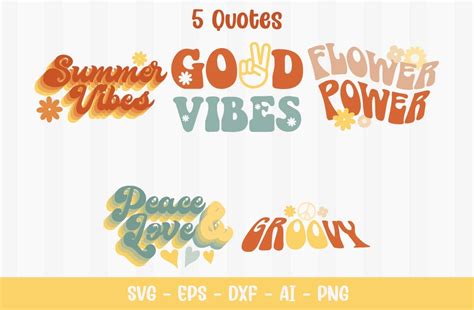 60s Retro Quotes Graphic by Firefly Designs · Creative Fabrica