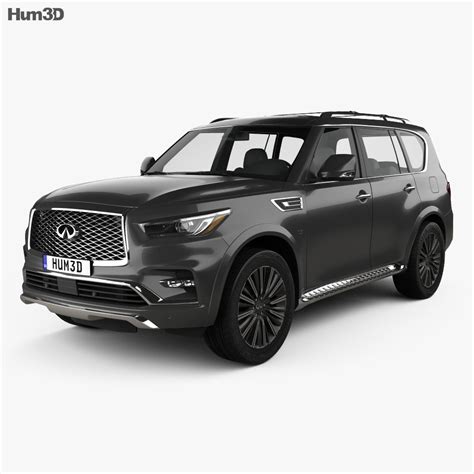 Infiniti QX80 Limited 2022 3D model - Vehicles on Hum3D