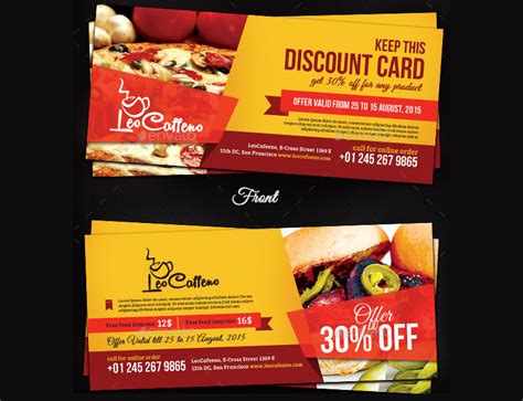 Food Coupon - 13+ Examples