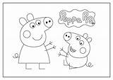Pig Outline Coloring Page Sky sketch template
