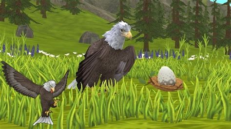 WildCraft: Animal Sim Online 3D - Eagle : Raise A Family - Gameplay Part 4 - YouTube