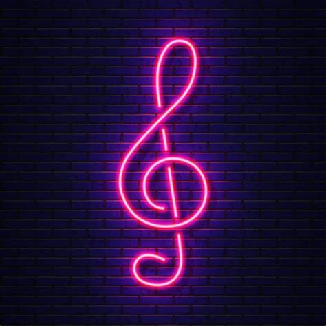 Neon Music Note Wallpapers