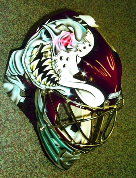 Steve Shields, Mighty Ducks mask Hockey Mask, Goalie Mask, Hockey ...