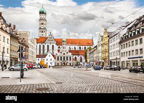 City centre of Augsburg Stock Photo - Alamy