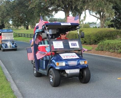 Trump backers plan massive golf cart parade and financial support for ...