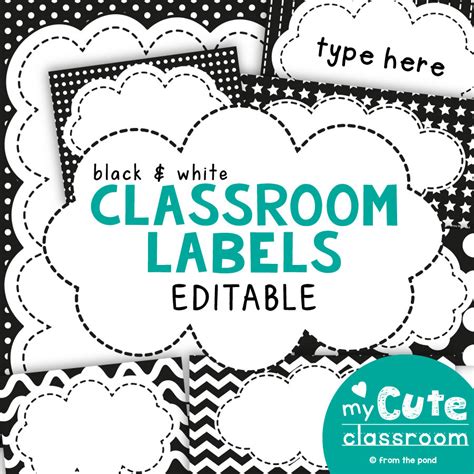 Classroom labels to organize your classroom equipment. — From the Pond