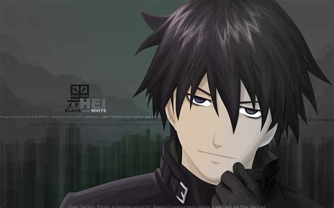 Darker than Black, male, black, hei, character, hair, darker, anime, dark, than, HD wallpaper ...